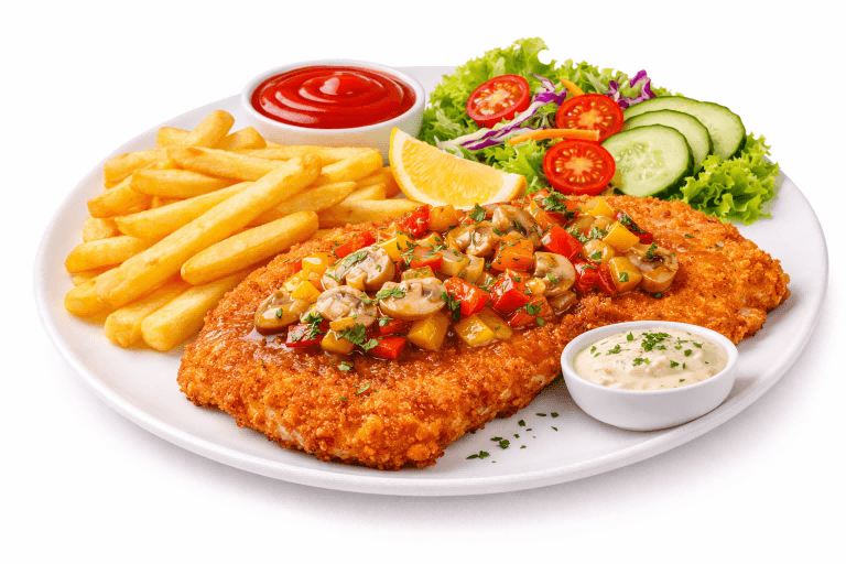 Wienerschnitzel menu
